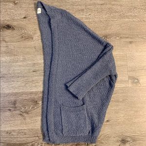 Dreamers Boucle Soft Blue Grey Cardigan